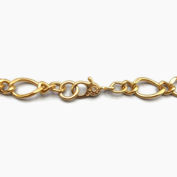 Monet Gold Red Enamel Choker Necklace, Vintage Je… - image 3