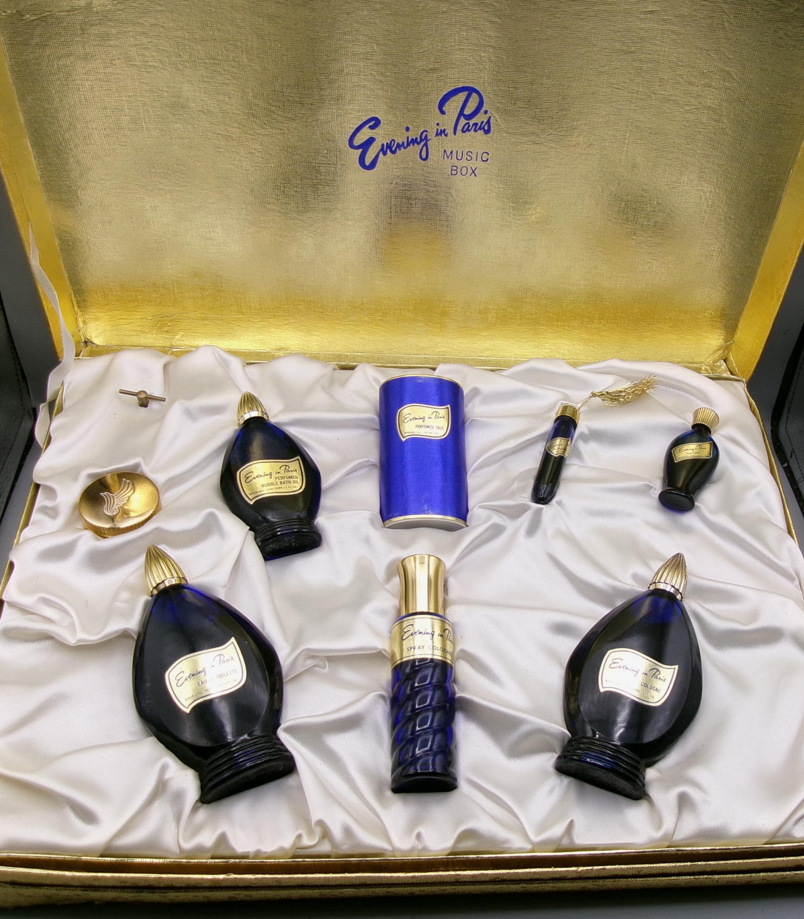 Evening in Paris Blue Perfume Bottle - Etsy