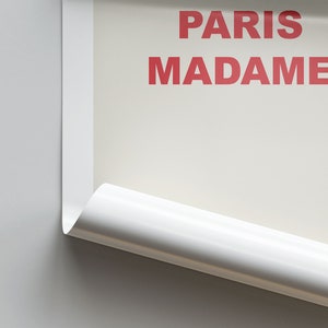 Inte från Paris Madame Print: Trendig heminredning (digital nedladdning) bild 3