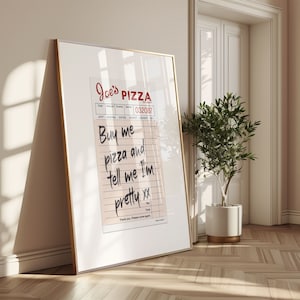 Guest Check Print | Joe's Pizza New York Print | New York or Nowhere | Physical Print | Unique Gift | Wall Art | Modern Art | Trendy Art