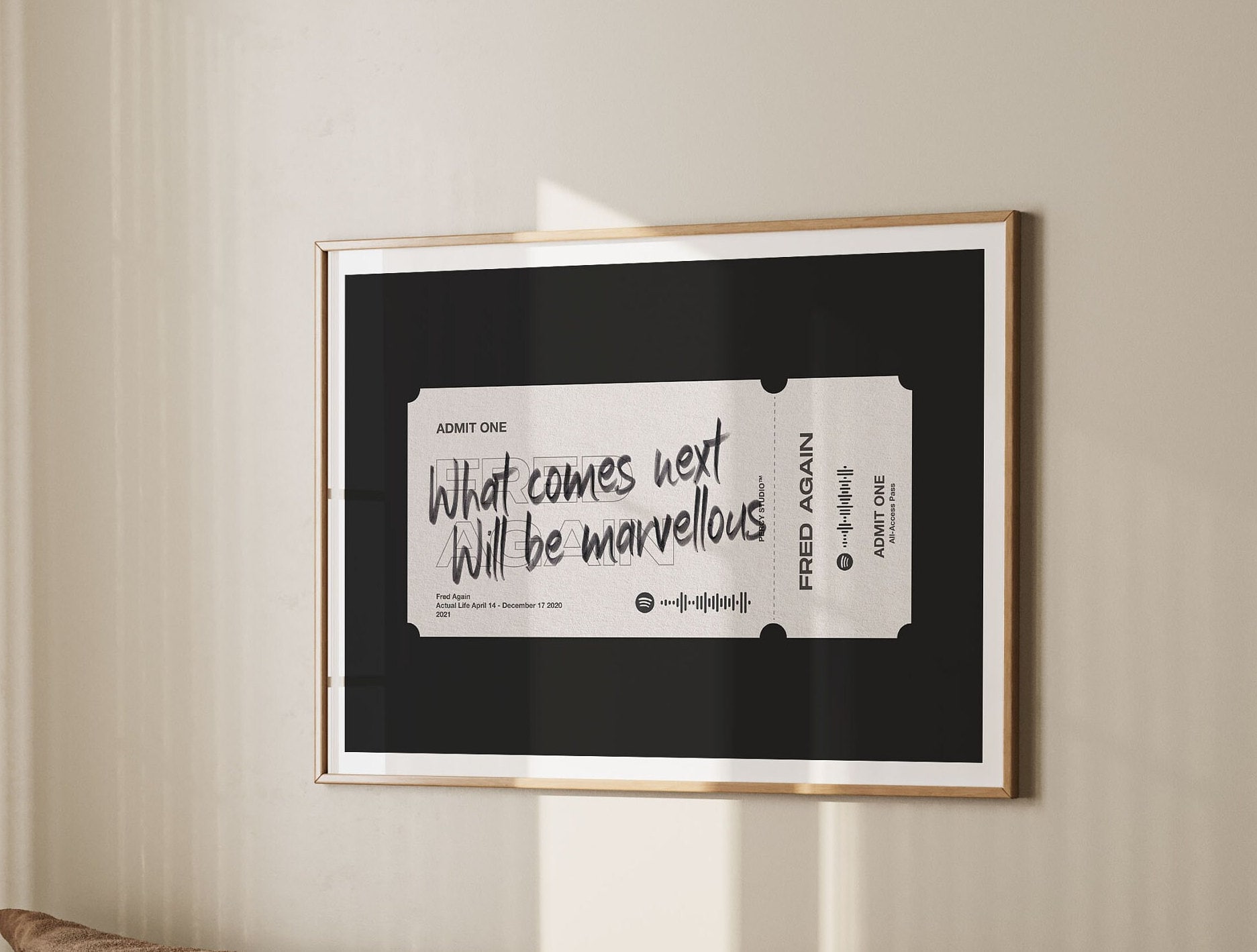 Fred again poster - Etsy 日本