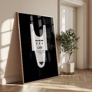 Angel Number 777 Poster | DIGITAL DOWNLOAD PRINT | 777 Luck | Manifestation | Trendy Wall Art | Angel Number Print | PercyStudioTM