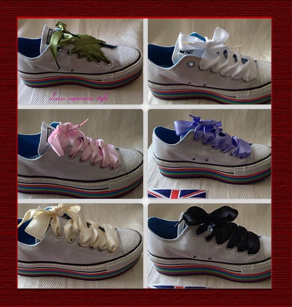 ribbon shoe laces