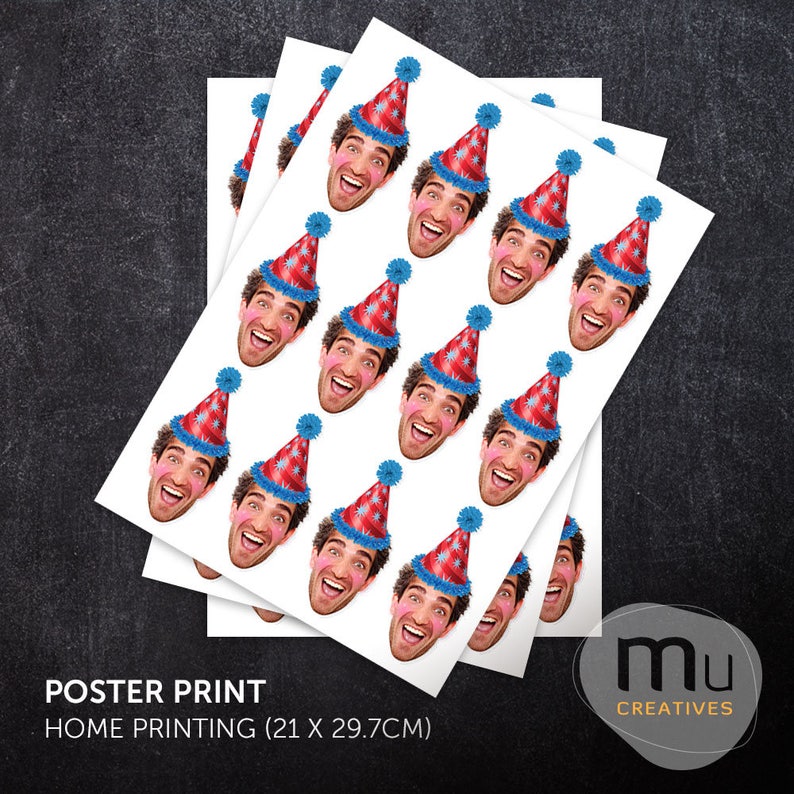 Photo Cupcake Toppers Custom Cupcake Toppers Personalised Etsy Australia