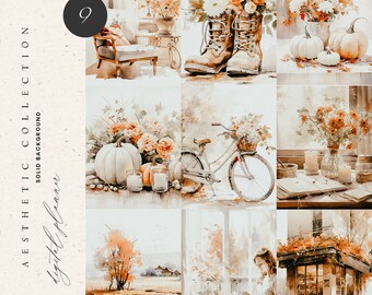 Watercolor Fall Backgrounds - Watercolor Clipart - Autumn Backgrounds - Digital Papers - Fall Clipart -Fall Backgrounds-Thanksgiving Clipart