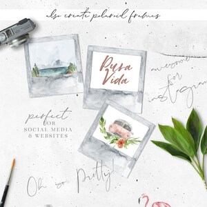 May include: A digital illustration of a project idea for creating posters of illustrated maps and thematic posters. The image shows a variety of watercolor illustrations, including a map of Canada, a cityscape of La Habana, a guitar and a glass of tequila, a mountain scene, a car with flowers, a camera, a backpack, a flamingo, and a glass of mojito. The text "Project Idea No. 2" is at the top of the image. The text "Perfect for Social Media & Websites" is in the middle of the image. The text "So perfect for Travel enthusiasts" is at the bottom of the image.