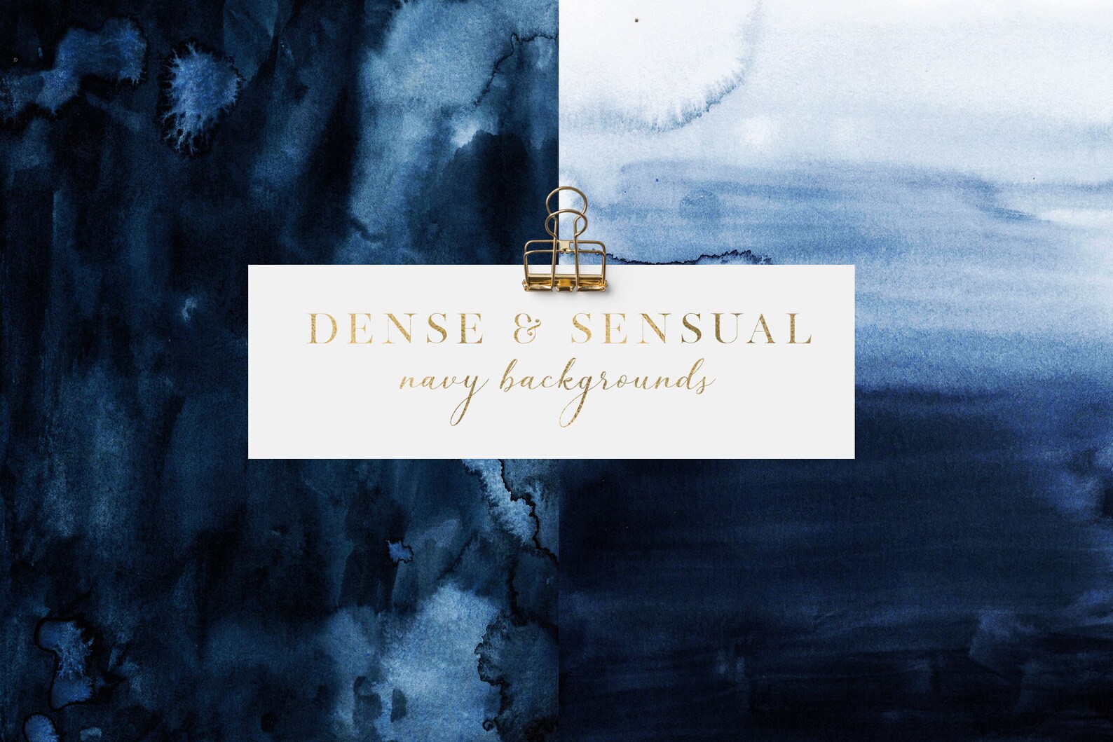 Navy and Blush Watercolor - Blush Watercolor Washes - Navy Watercolor ...