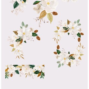 May include: A watercolor illustration of a family tree with white magnolia flowers and brown leaves. The text "The Family Tree" is written at the top of the image. The text "Montgomery" is written at the bottom of the image. The text "A good name is rather to be chosen than great riches, and loving favor rather than silver and gold" is written below the text "Montgomery".