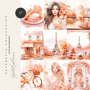 Aquarel Fall Achtergronden - Kaarten Clipart - Digitale Planners Achtergronden - Digitale Papers - Stickers Clipart - Herfst Achtergronden-achtergronden
