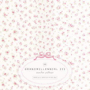 Motifs aquarelles sans couture grand millénaire - grand-mère chic - motifs sans couture - motifs grand millénaire - fleurs fantaisistes - papiers numériques