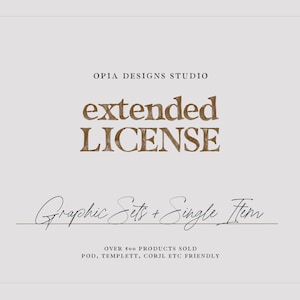 Extended License : OpiaDesigns
