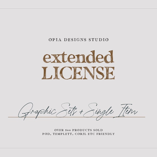 Extended License : OpiaDesigns