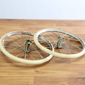 Vintage baby carriage replacement wheels, pram wheel, perambulator, doll carriage wheels, doll pram wheels, doll stroller replacement wheels