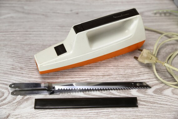 Vintage Moulinex Electric Slicing Knife Meat Carving Gadget, Retro Bread  Knife, Made in France 