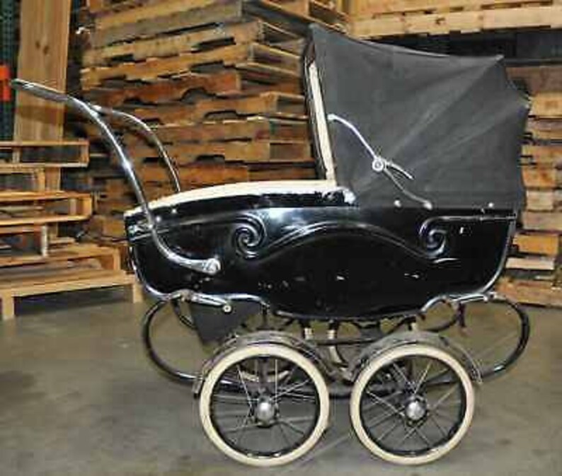 Vintage Baby Carriage Replacement Wheels, Pram Wheel, Perambulator