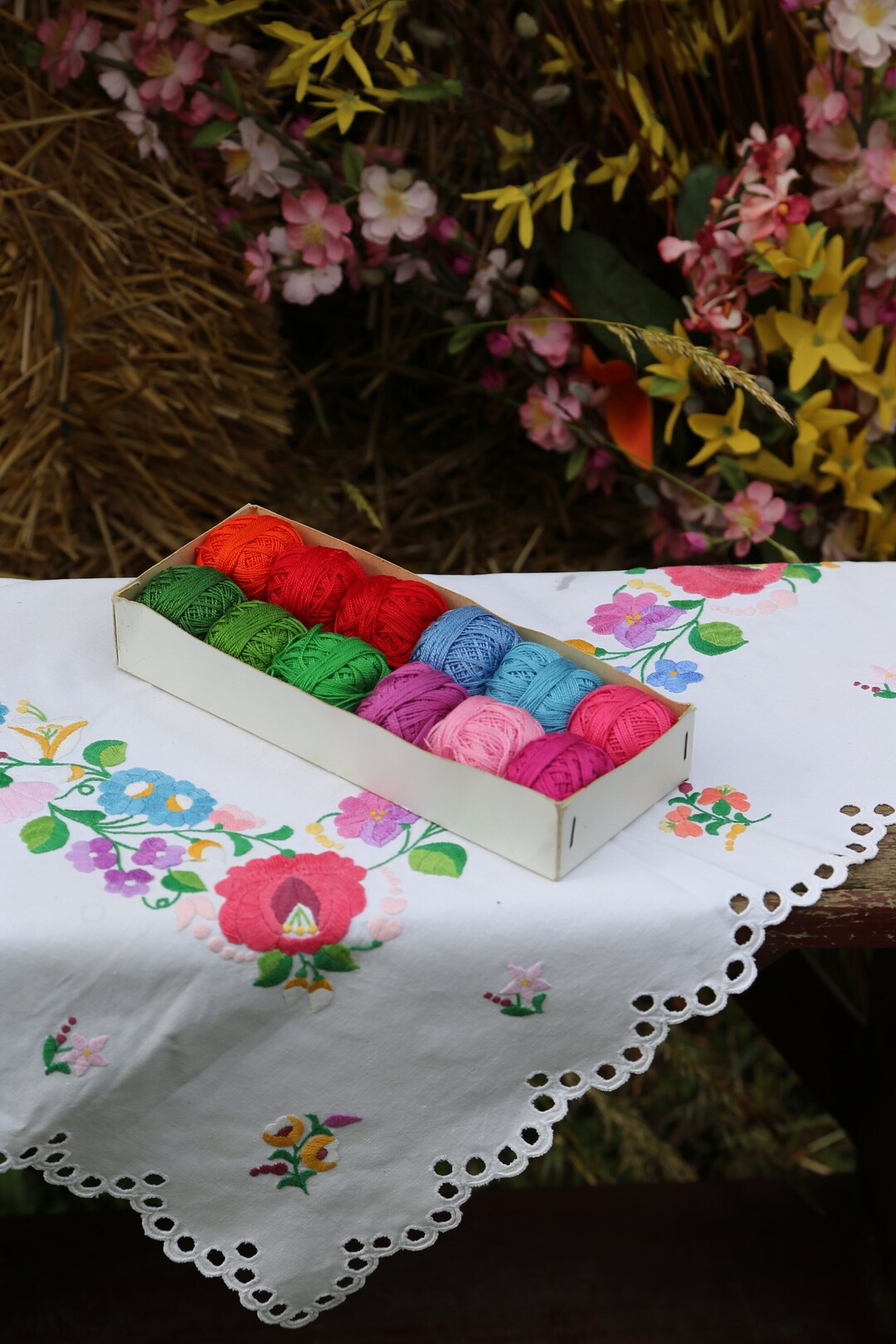 Vintage Merserized Embroidery Cotton Thread Packs /set 5/, Cross Stitch