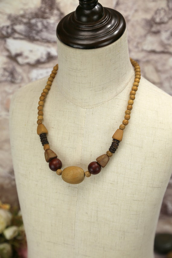 Retro necklace from the 1970s - 1980s, Retro Jewe… - image 2