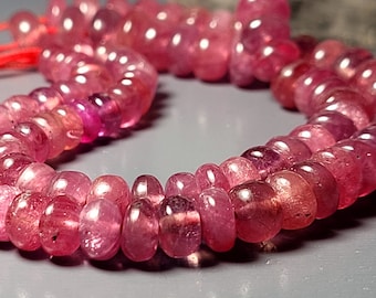 Natural pink sapphires smooth rounds 6mm