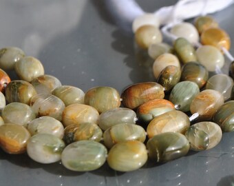 Chrysoberyl Oeil de chat pépites 11-12 mm - 10 pierres