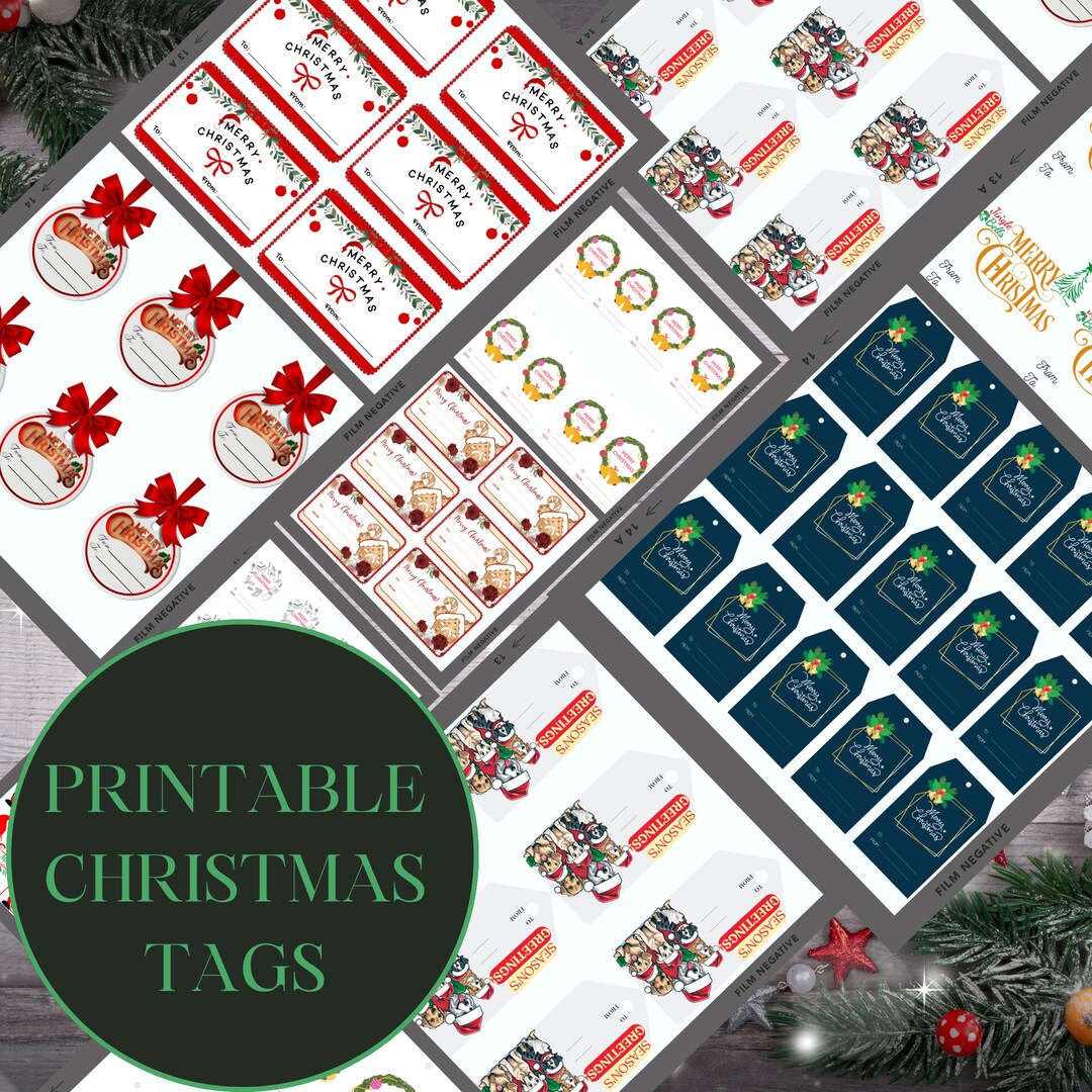 Printable Christmas Tags Gift Tags,christmas Gift Tags,christmas Tags