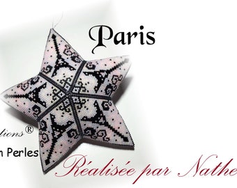 3d peyote star pattern - Paris