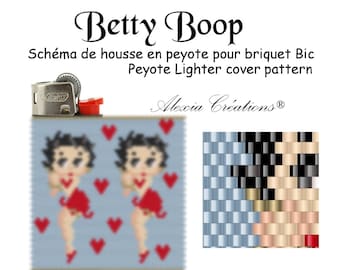 Peyote Bic Lighter cover - Betty Boop