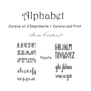 Alphabet - Schreibschrift und Druckschrift