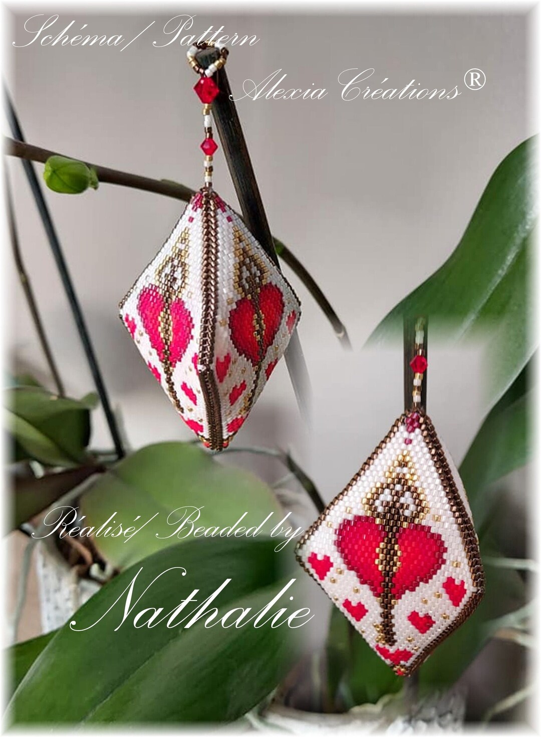 3d Peyote Pod Pattern - the Key to My Heart - Etsy