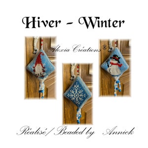 3d peyote pod pattern  Winter