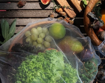 2-pack Xtra large mesh fruit bowl cover/ fruit net with elastic to keep out fruit flies