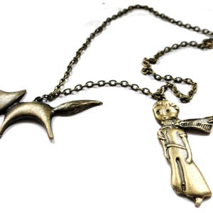 Necklace bronze Fox and the little prince
