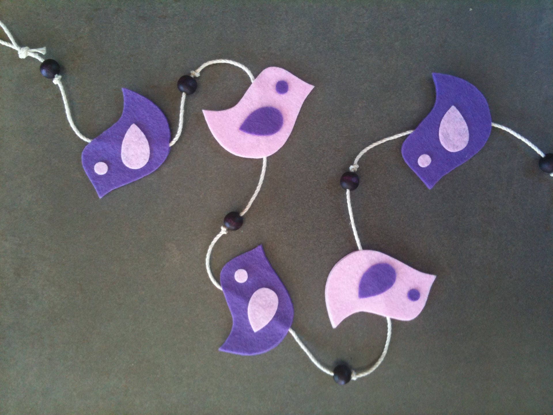 Guirlande d'oiseaux Violetta