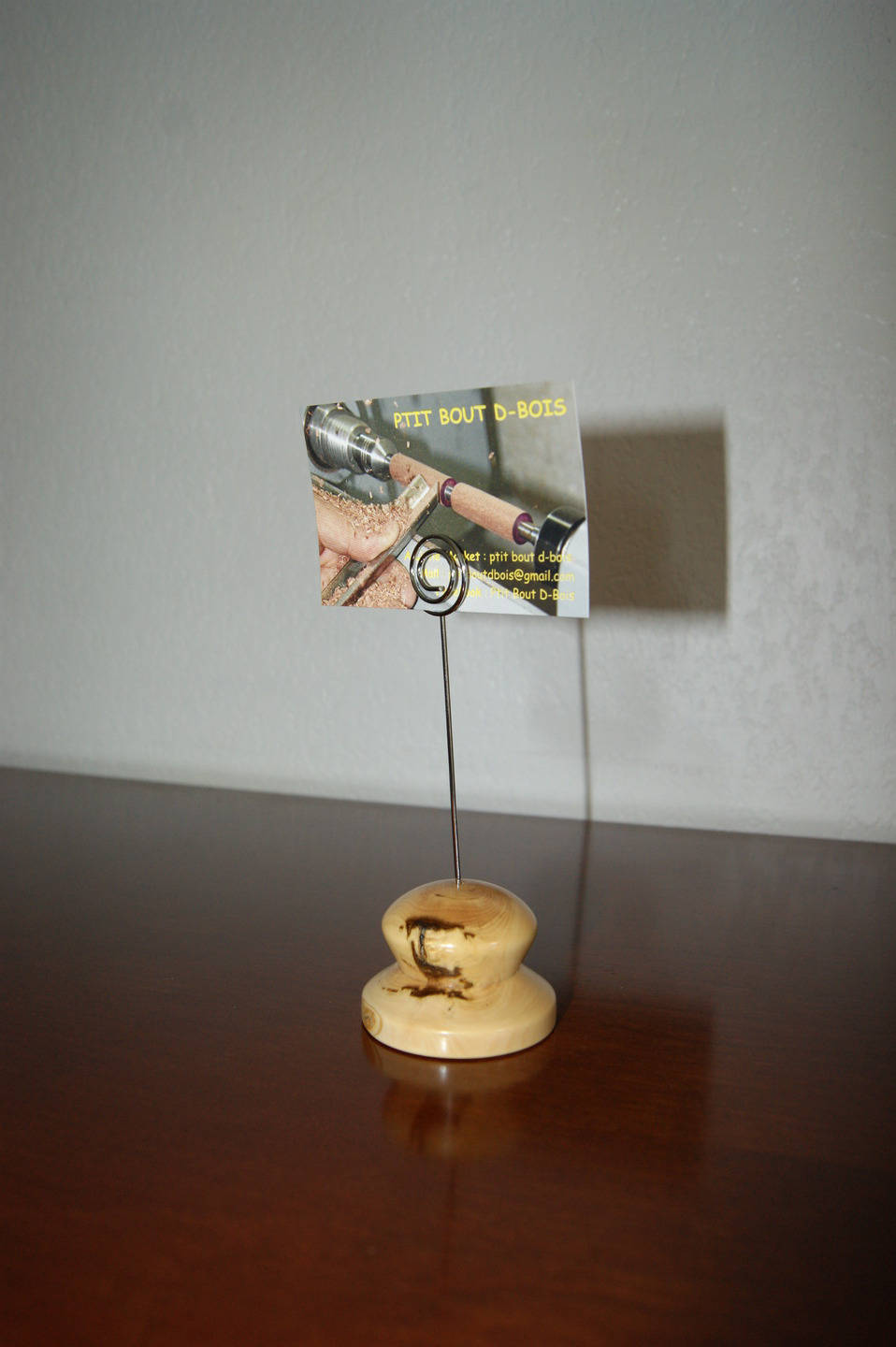 Porte Photos Tourné à La Main Dans Du Buis de L'hérault