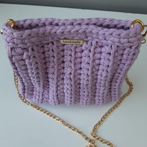 Handmade crochet bag
