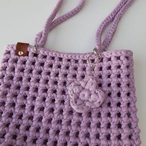 Petit sac fourre-tout ,sac de plage,sac de courses, ,fait main au crochet