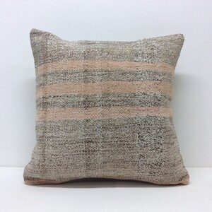 Goat hair and cotton mixed cushion,primitive pillow cover ,cushion,16”x16” pillow,office interior,living room pillow, pillow cover,40x40cm