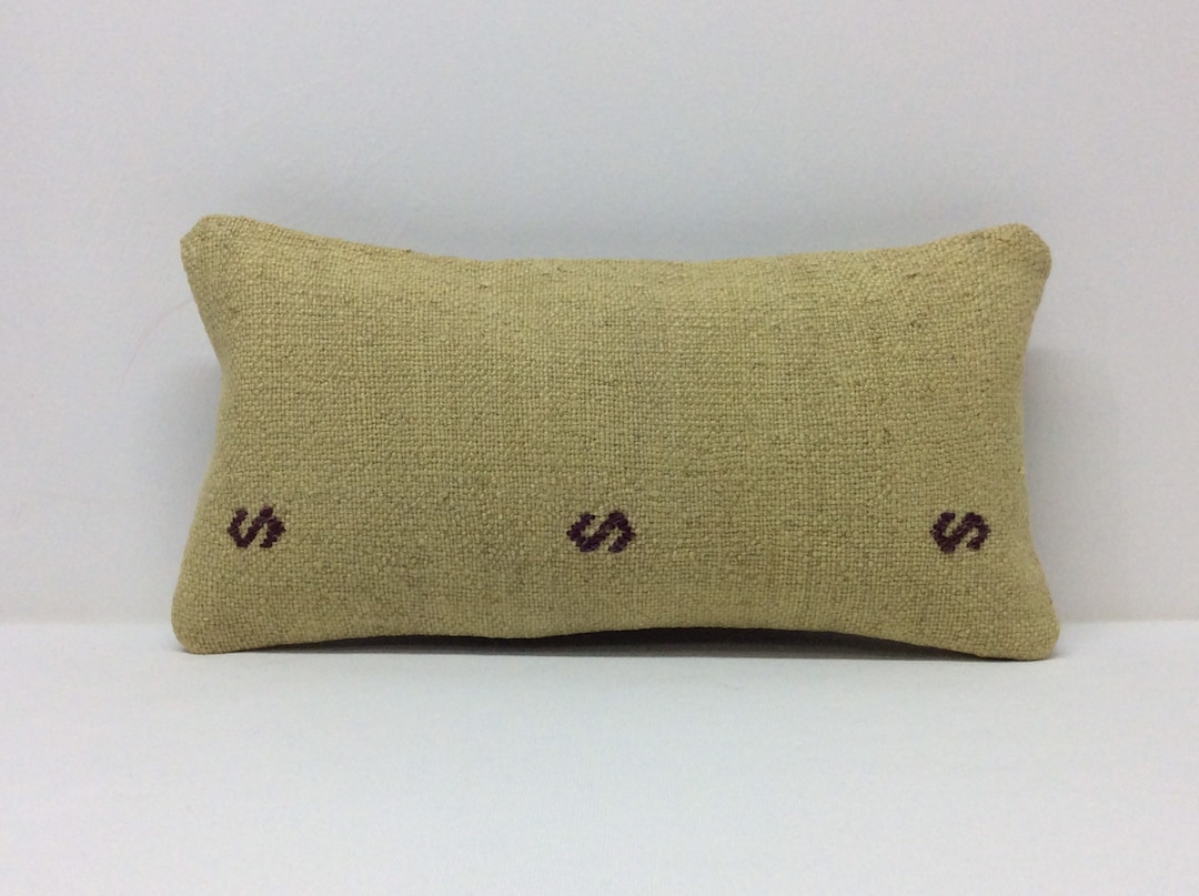 Cream Small Lumbar Pillow,8x16 Pillow Cover,small Pillow Case,pillow