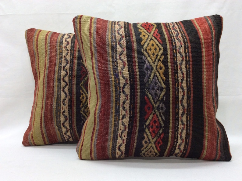 boho decor rug pillow 16x24 kilim pillow decorative pillow boho kisssen turkish pillow kilim cushion cover Cover Cushion