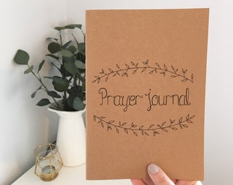 Prayer Journal - Christian Prayer Journal - Religious Notebook - Journal For Praying - Christian Gift - Christian Notebook - Faith Gift