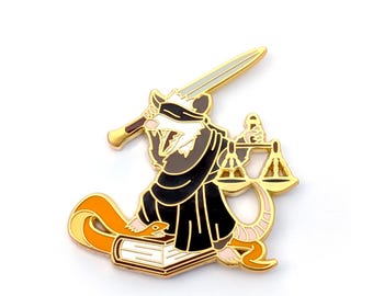 Screaming for Justice Opossum - Hard Enamel Pin