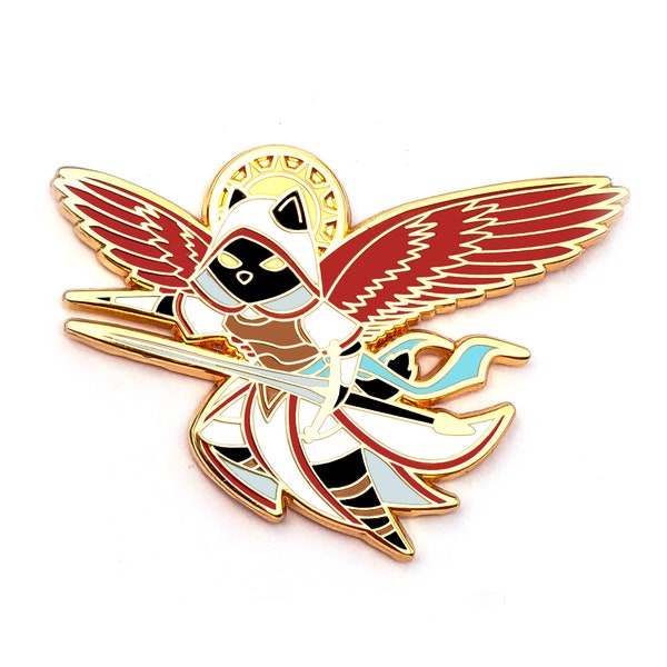 Virgo Zodiac - Celestial Angel - RPG Black Cat S4 - Hard Enamel Pin