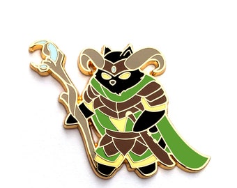 Druid Class - RPG Black Cat S1 - Hard Enamel Pin