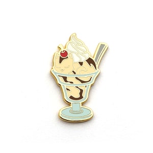 Ice-Cream Cat Sundae - Hard Enamel Pin