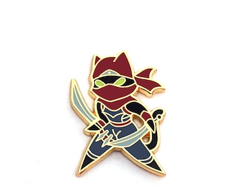 Rogue Class - RPG Black Cat S1 - Hard Enamel Pin