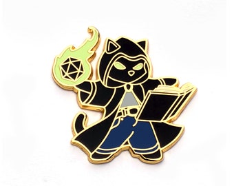 Game Master - RPG Black Cat S1 - Hard Enamel Pin