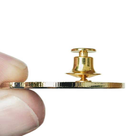 Metal locking pin best sale backs