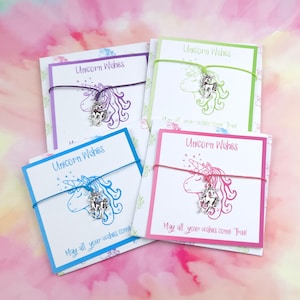 Unicorn Friendship Bracelet: Girls Party Favor, Stocking Stuffer, Easter Gift