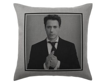 Robert downey jr | Etsy Robert Downey Jr. Smoking Pillow