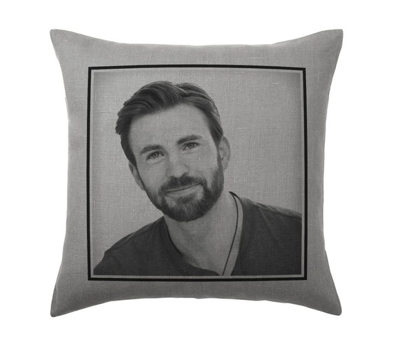INSERT INCLUDED Sequin Flip Pillow Throw Pillow Evan/'s Chris Evans  Captain America Inspired Mermaid Pillow