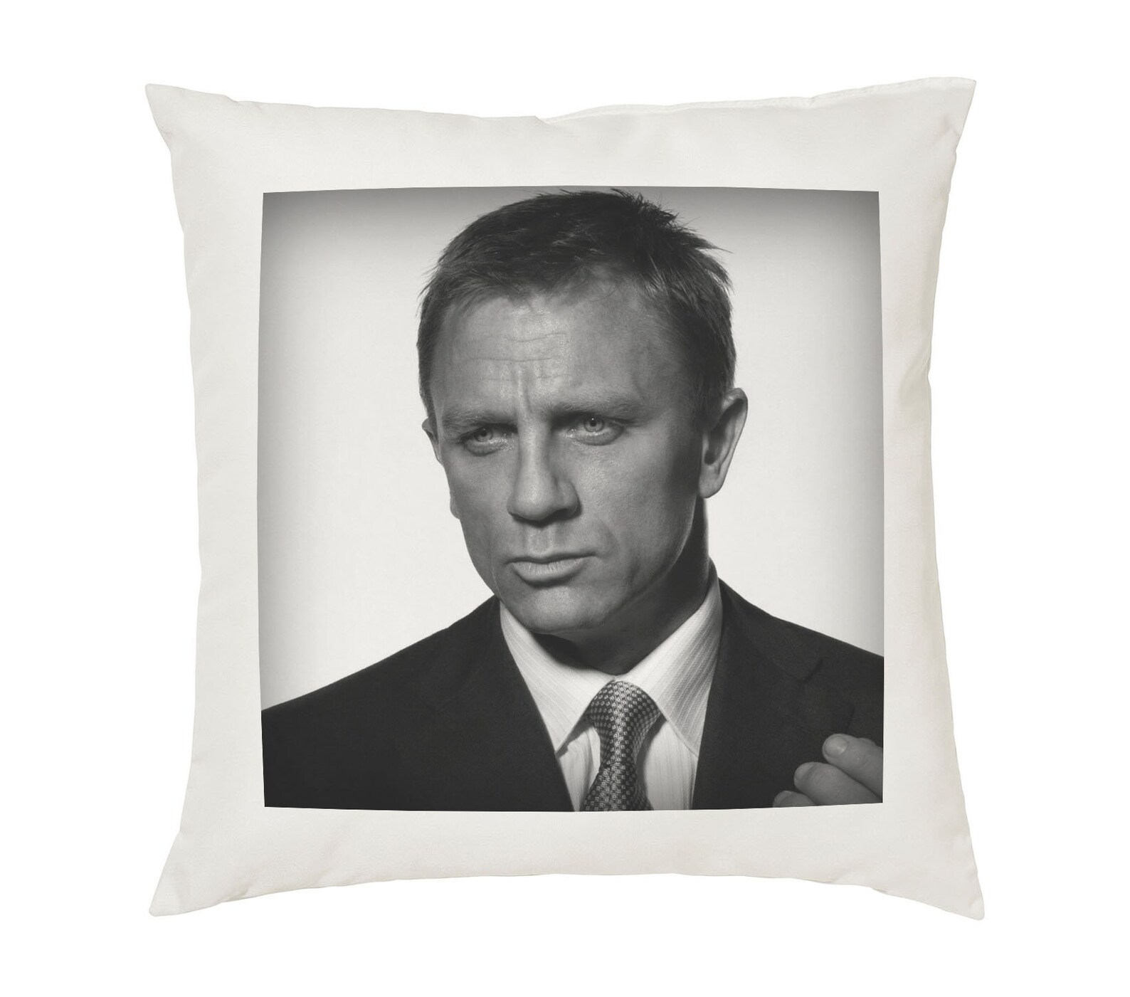 Daniel Craig Pillow Cushion 16x16in White Etsy
